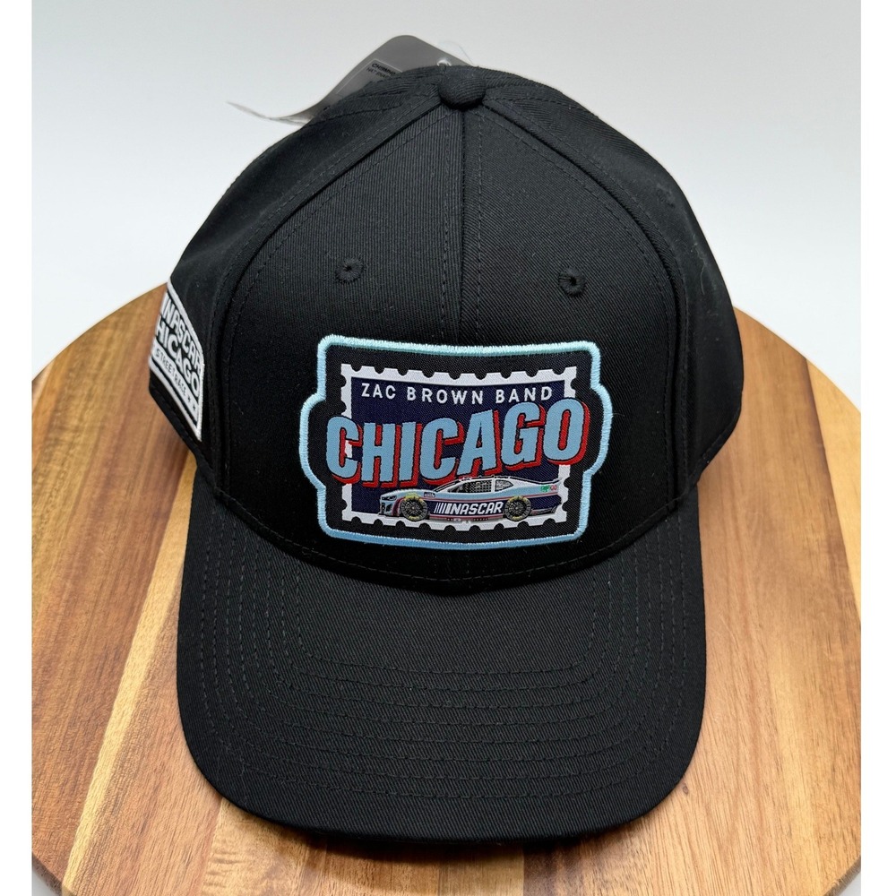 NASCAR Chicago Street‎ Race Zac Brown Band Snapback Hat Black ZBB 0907